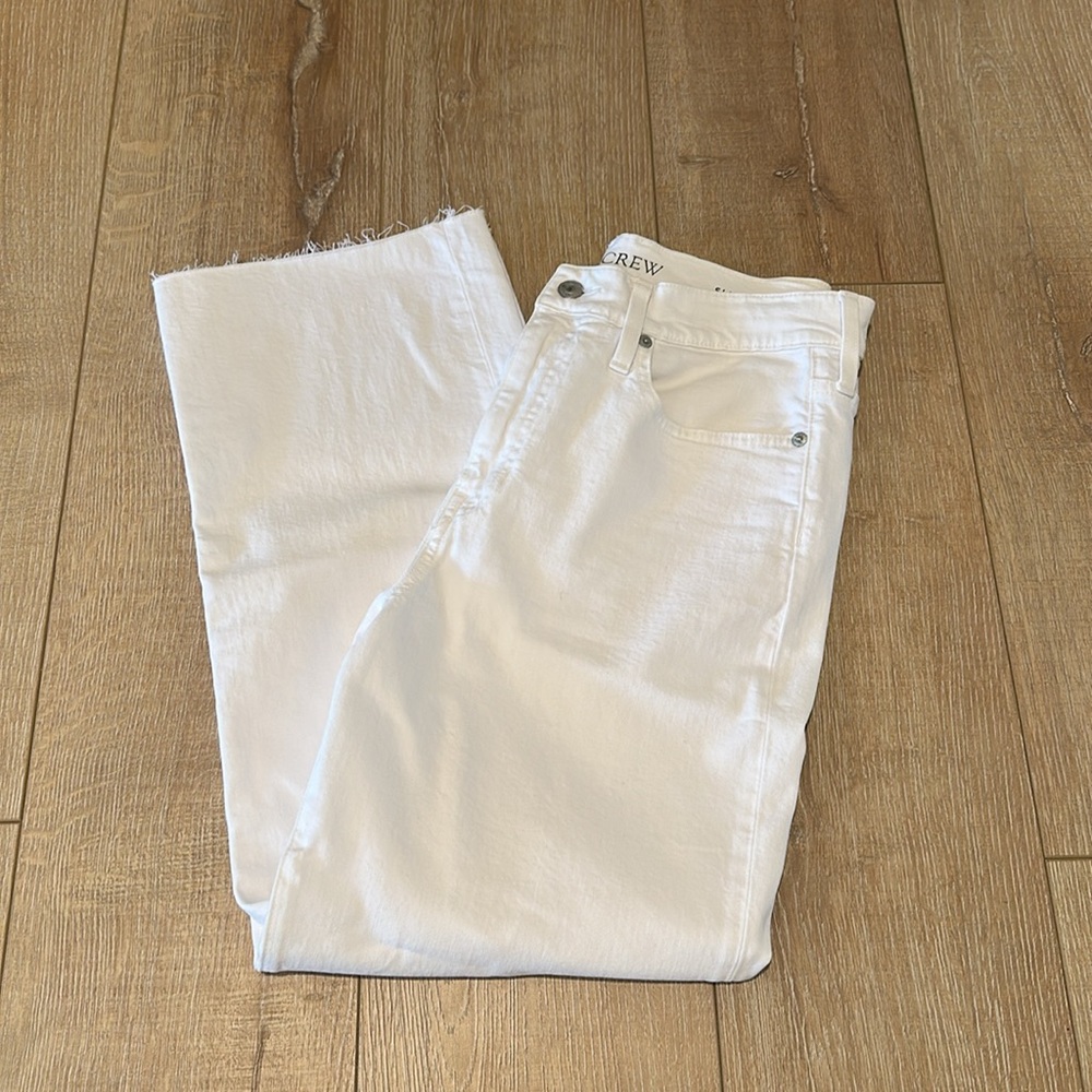 J. Crew Slim wide-leg jean in white wash - Picture 6 of 6